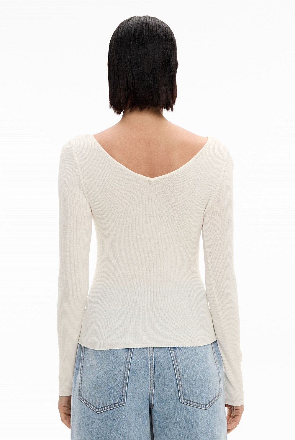 Wide Neck Knit