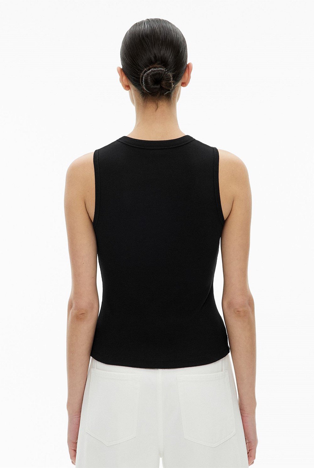 Button Longline Tank Top