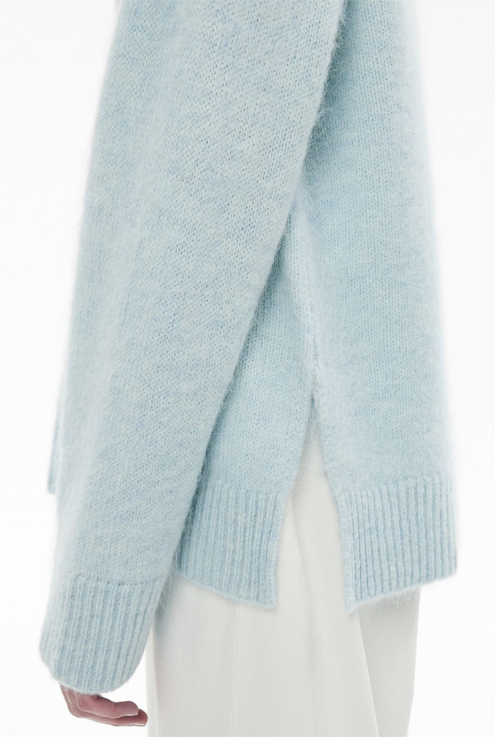 Fluffy V Neck Knit