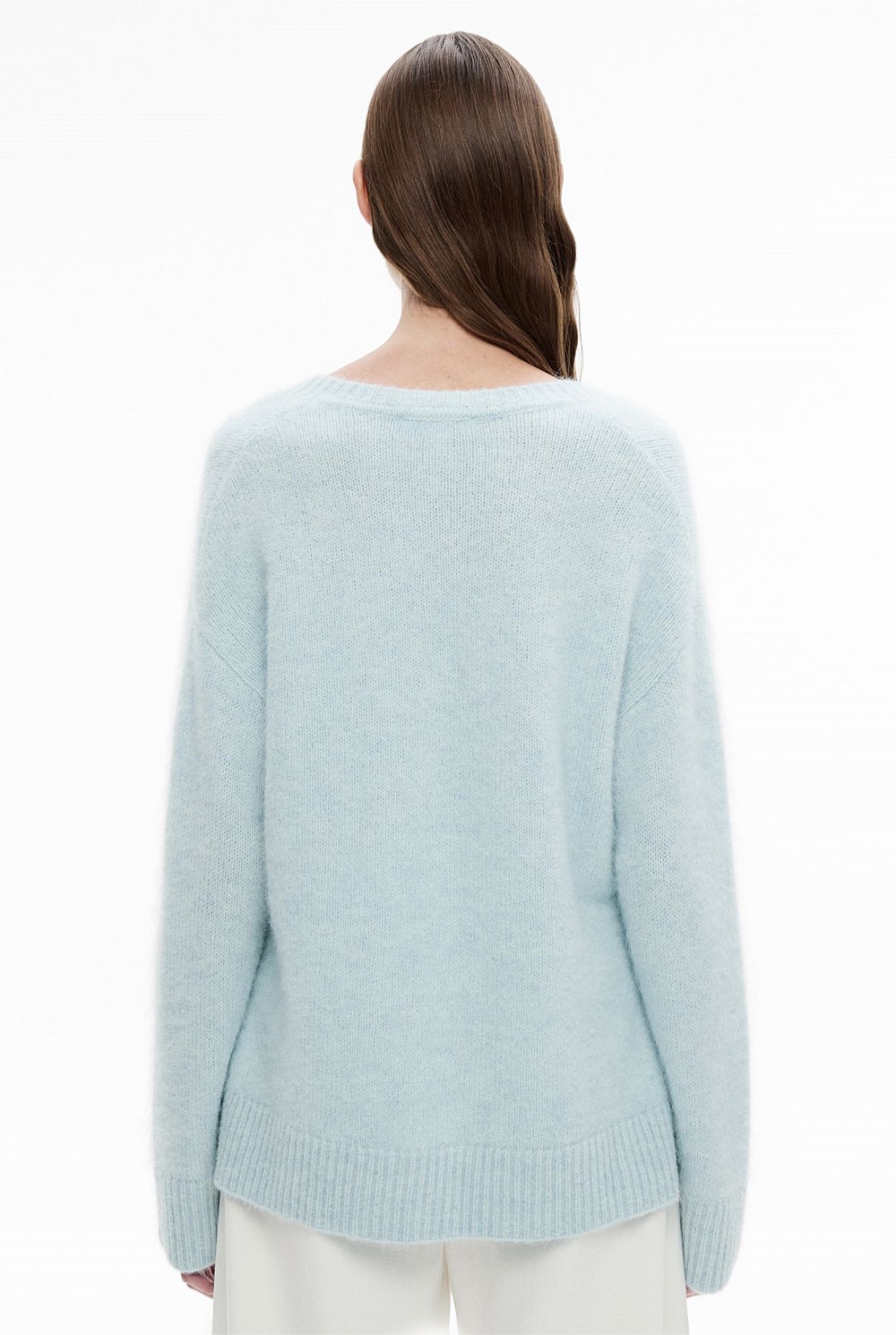 Fluffy V Neck Knit
