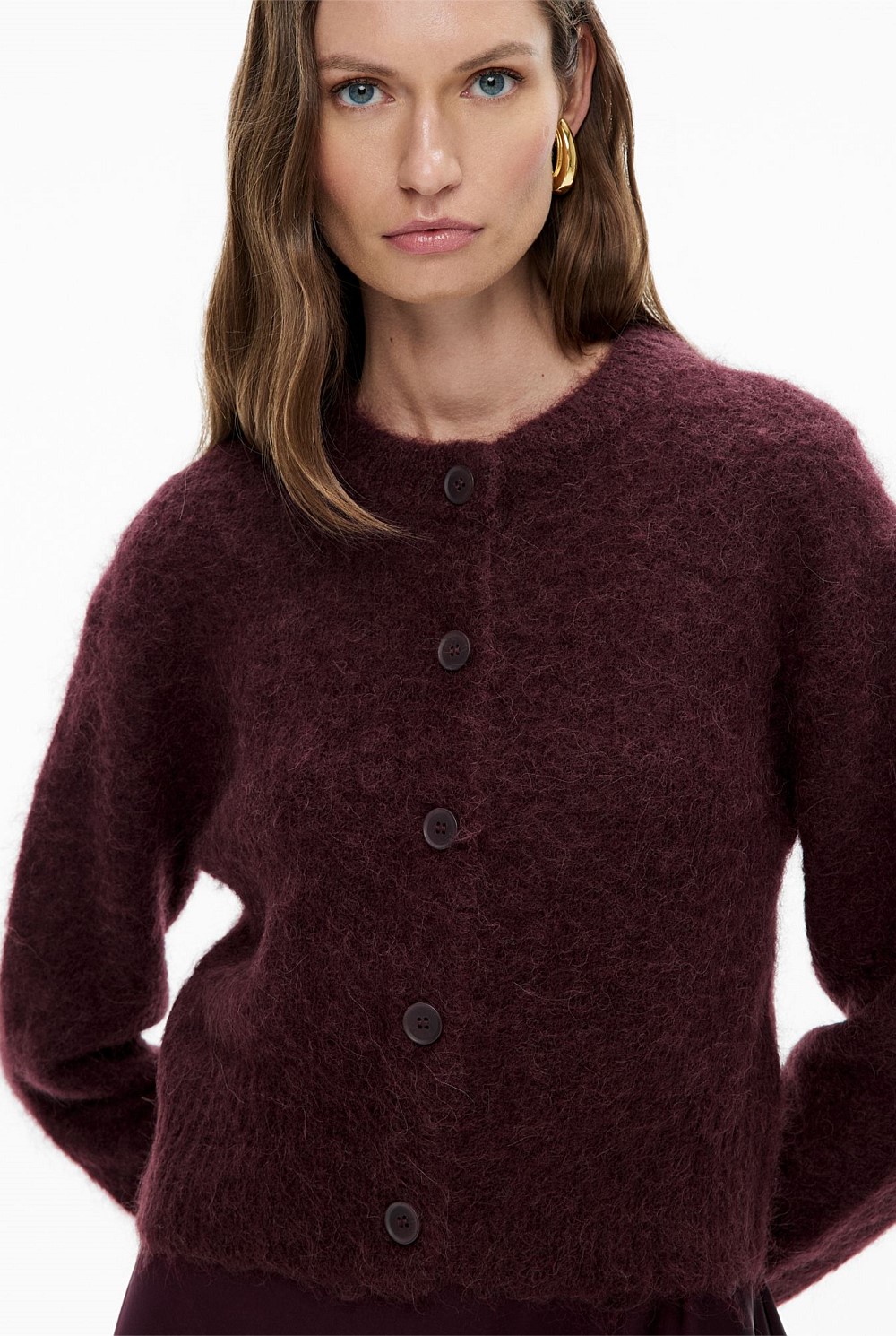 Fluffy Crew Cardigan