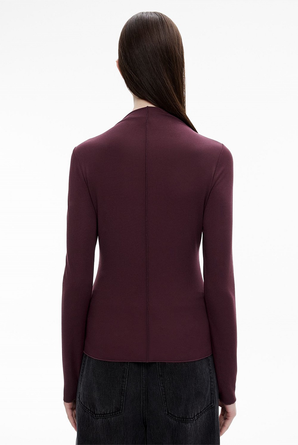 Hi Neck Jersey Top