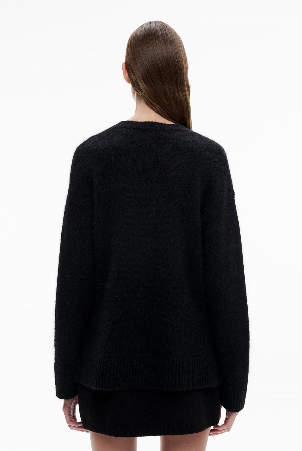 Fluffy V Neck Knit