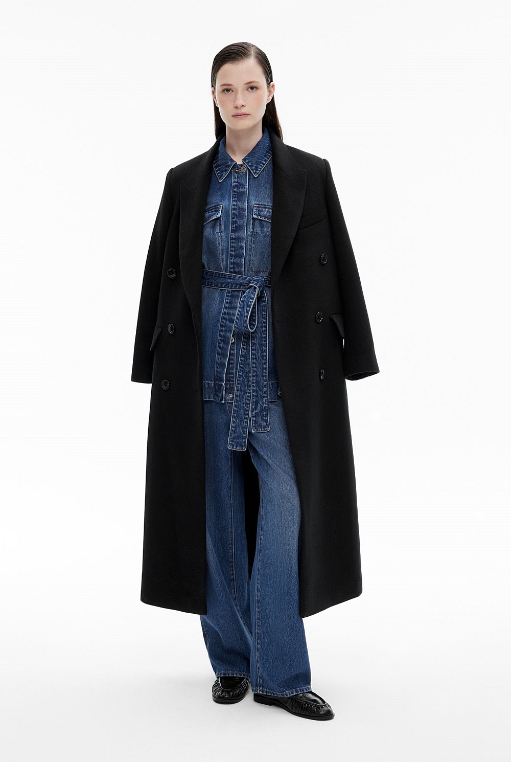 Tie Denim Shirt