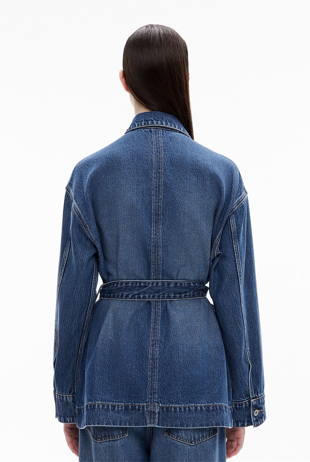Tie Denim Shirt