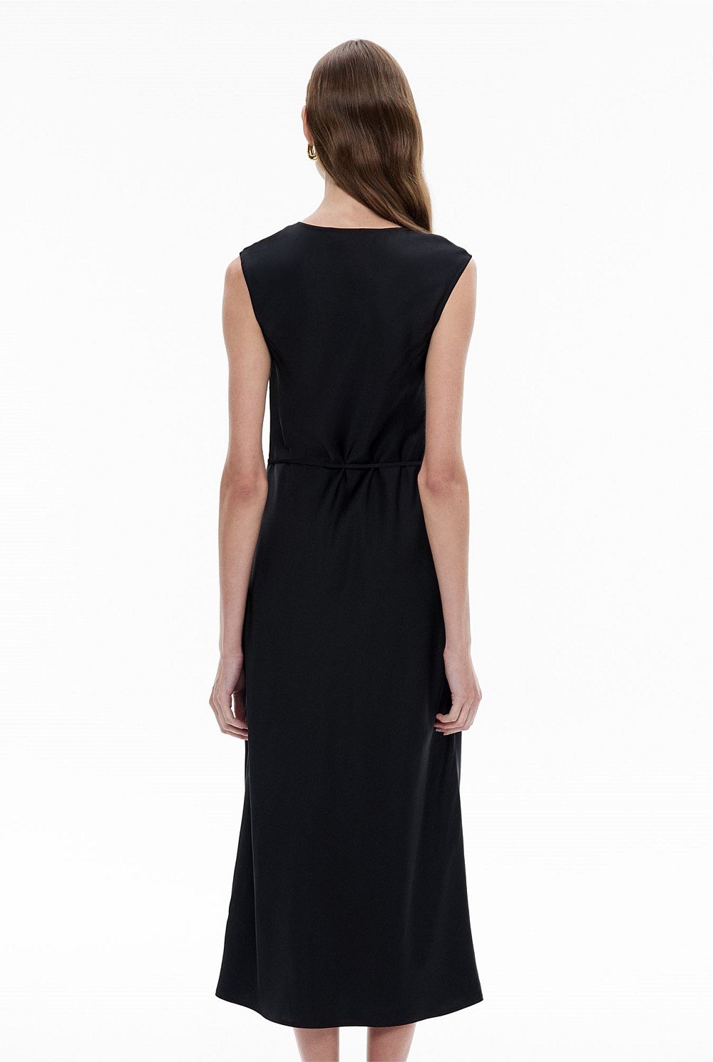 Scoop Neck Bias Dress