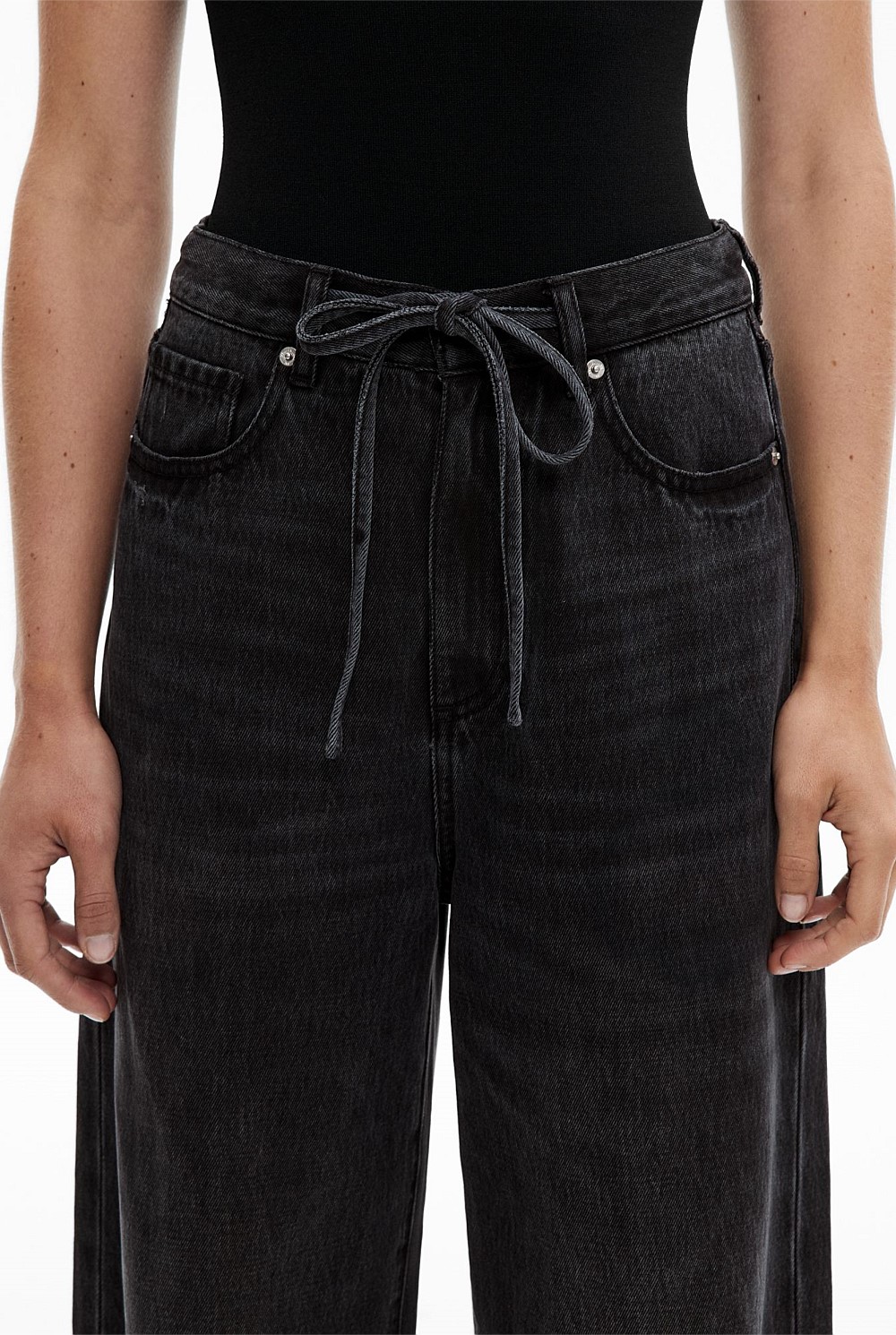 Drawcord Denim Jean