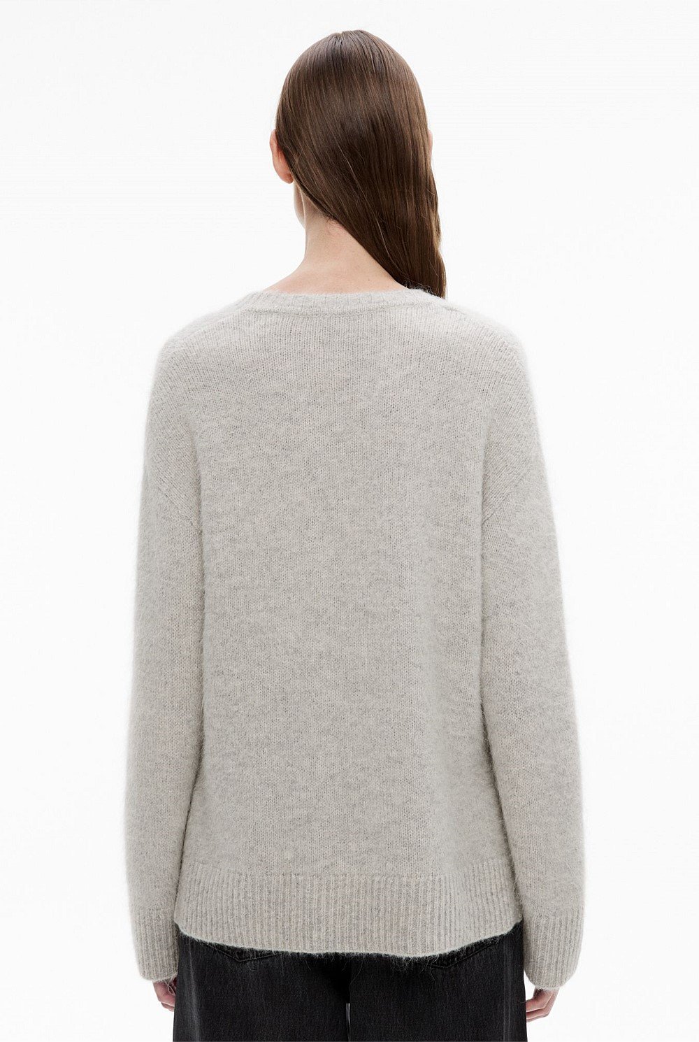 Fluffy V Neck Knit