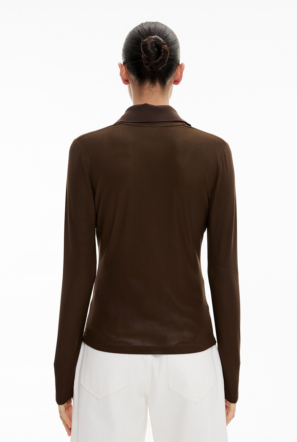 Mesh Polo Top