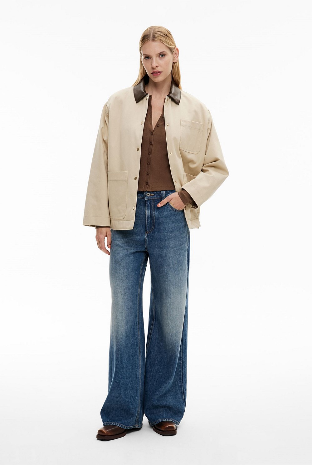 Slouch Denim Jeans