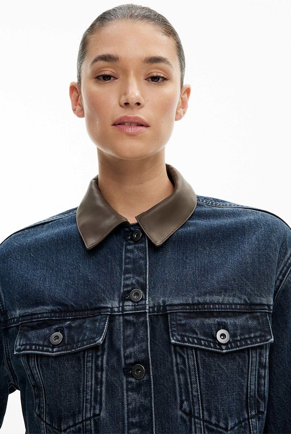 Contrast Denim Jacket