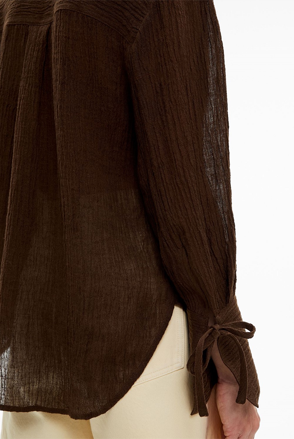 Tie Cuff Shirt