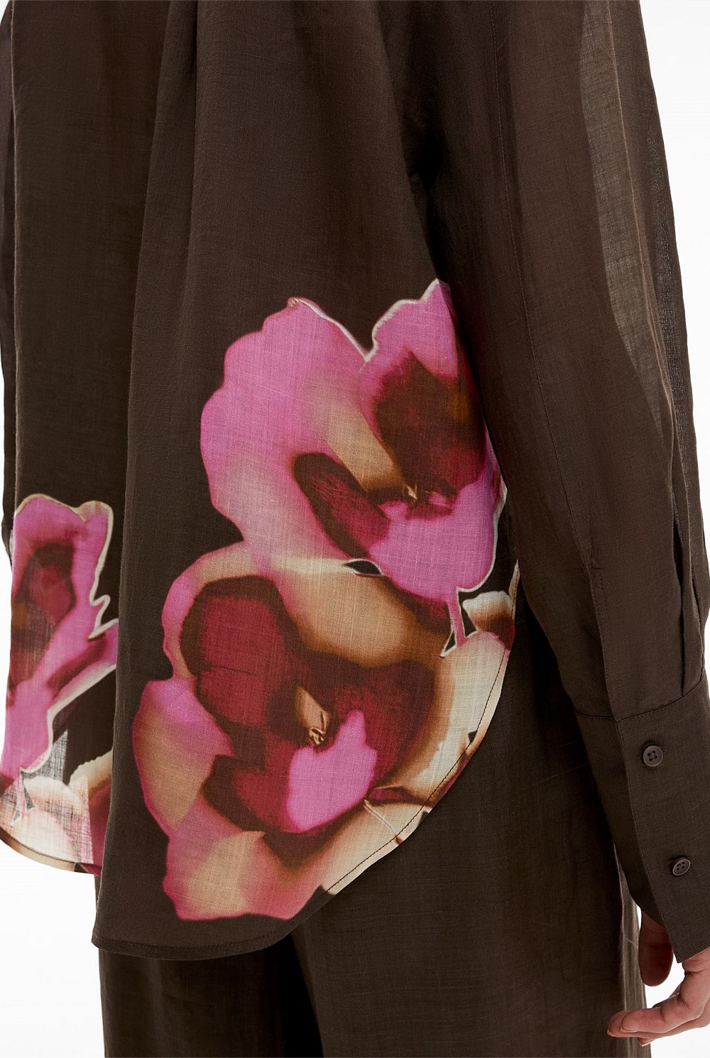 Printed Long Sleeve Shirt