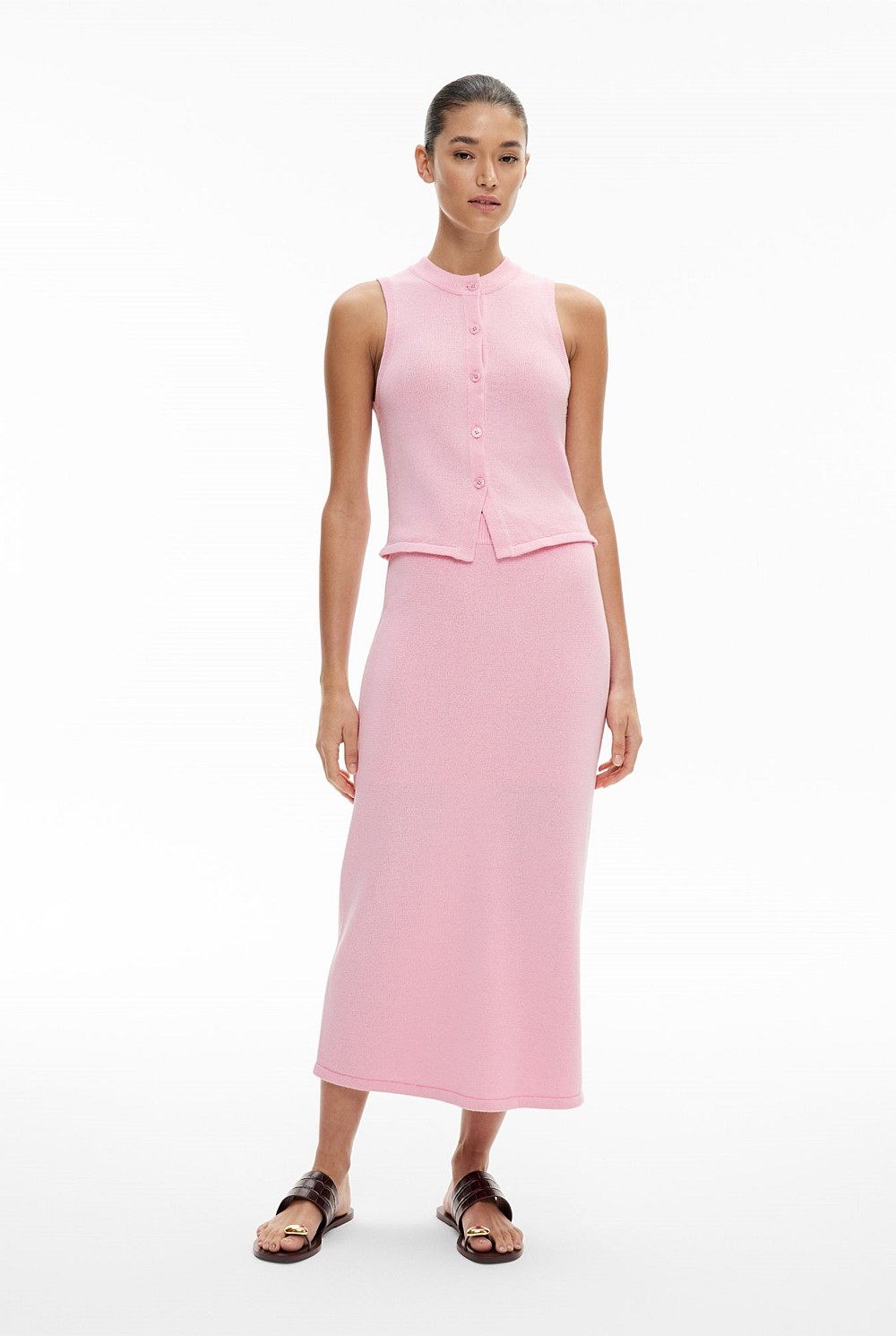 Longline Knit Skirt