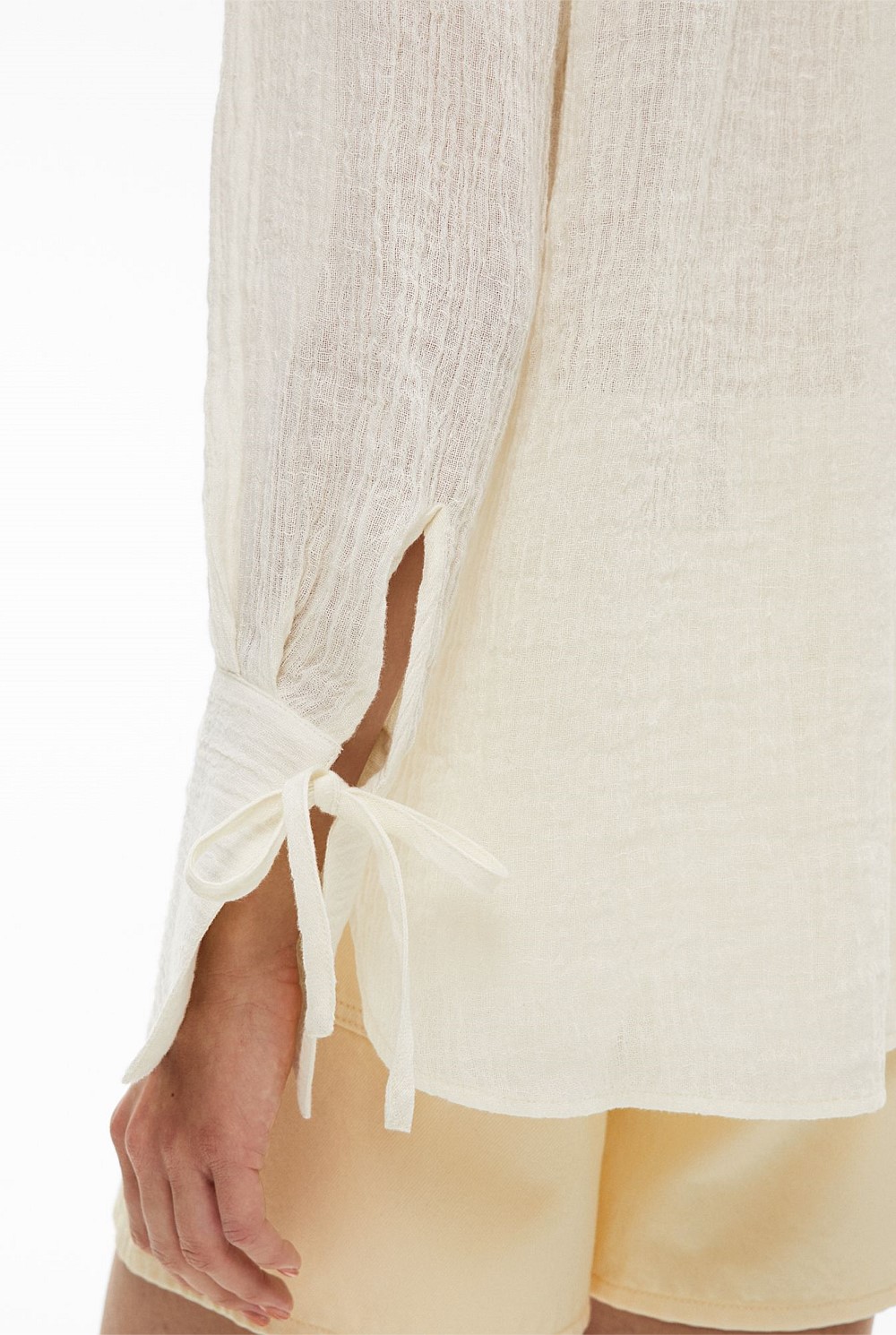 Tie Cuff Shirt