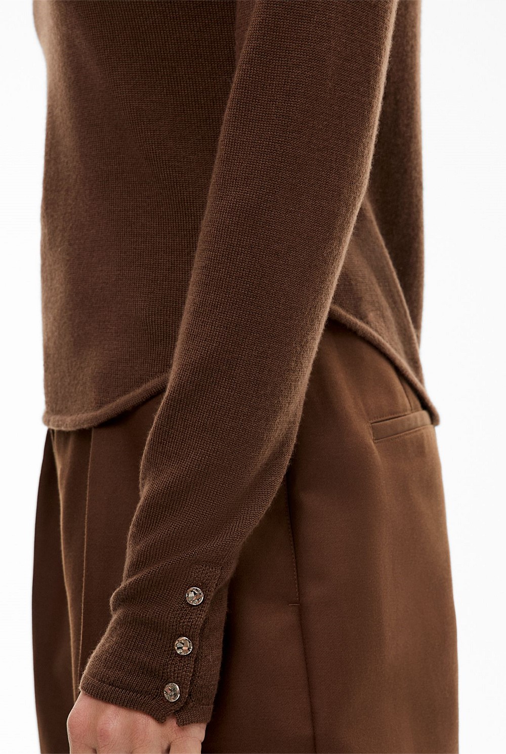 Wool Crew Neck Knit