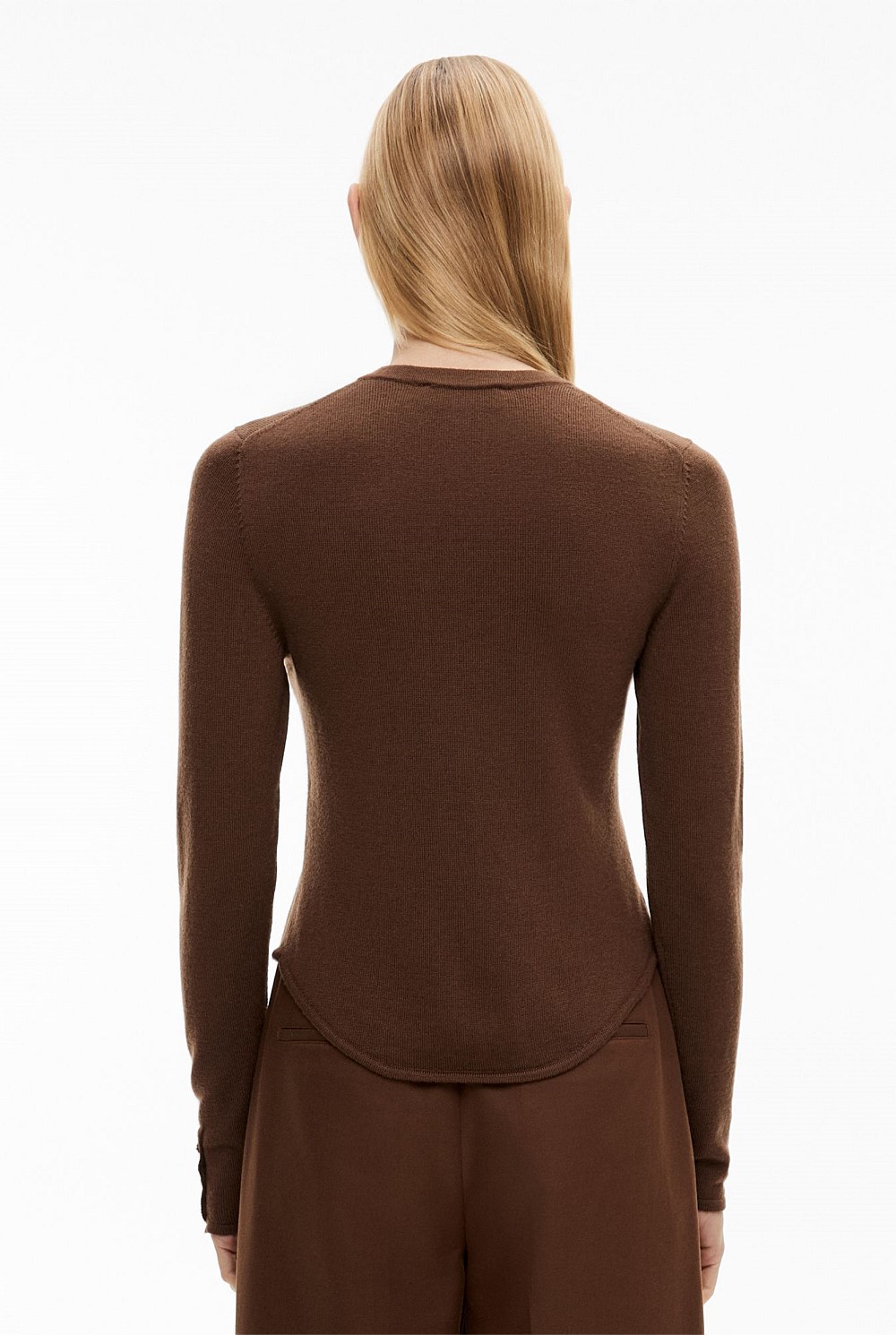 Wool Crew Neck Knit