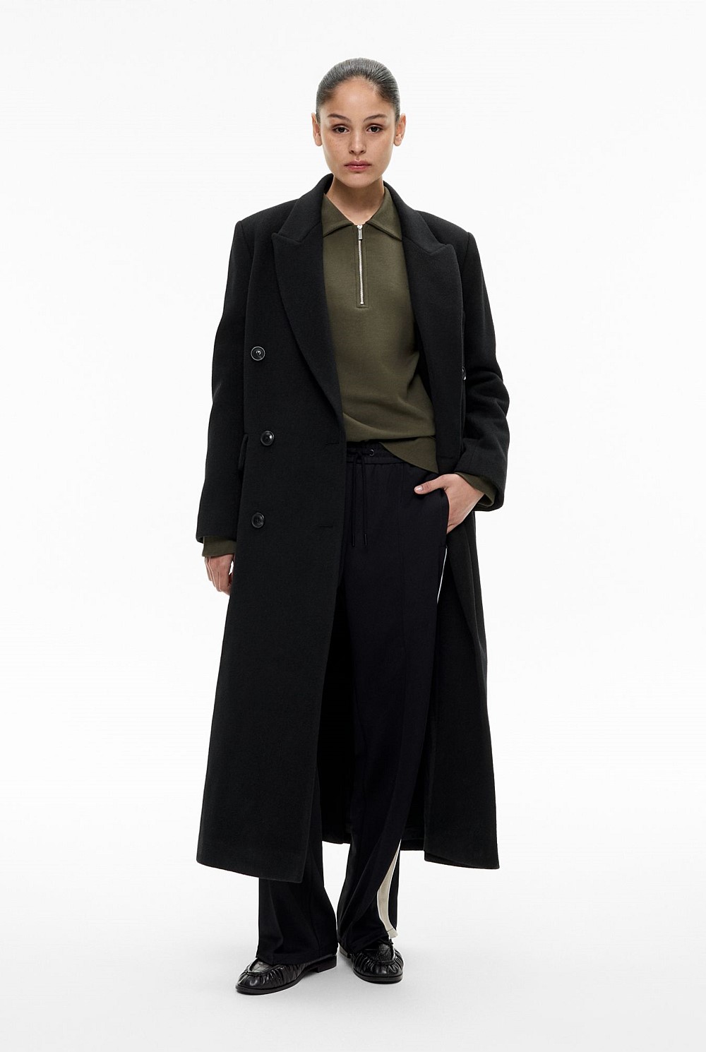 Longline Zip Sweater