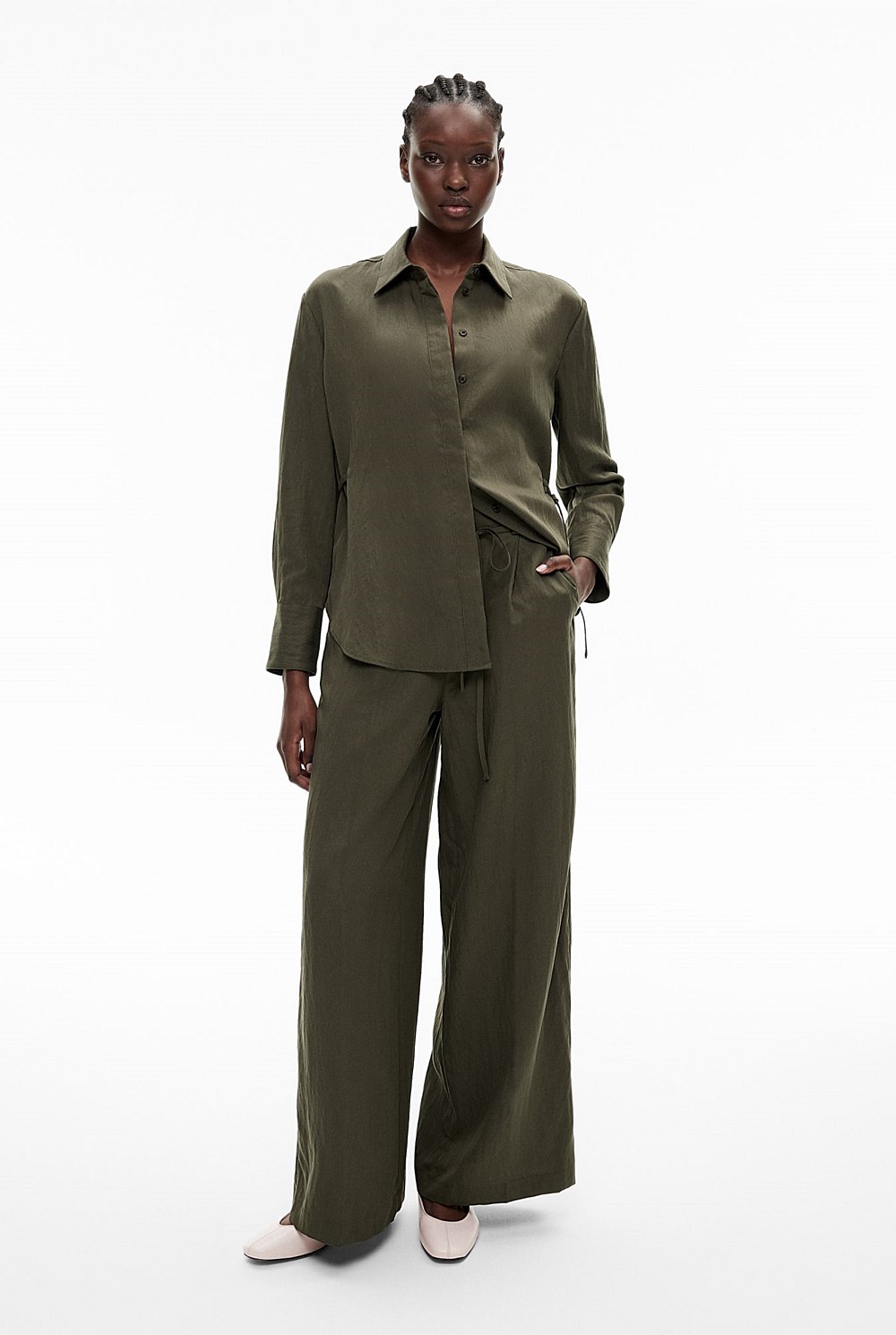 Cinched Waist Shirt