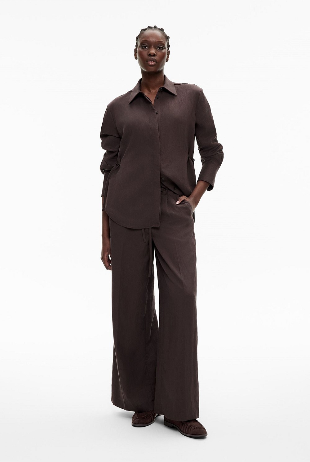 Cinched Waist Shirt