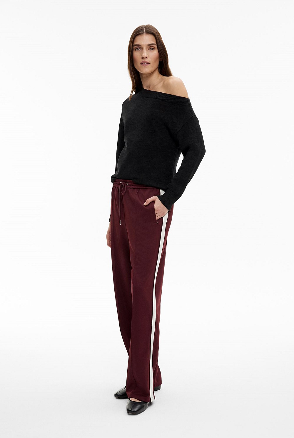 Asymmetric Slouch Knit