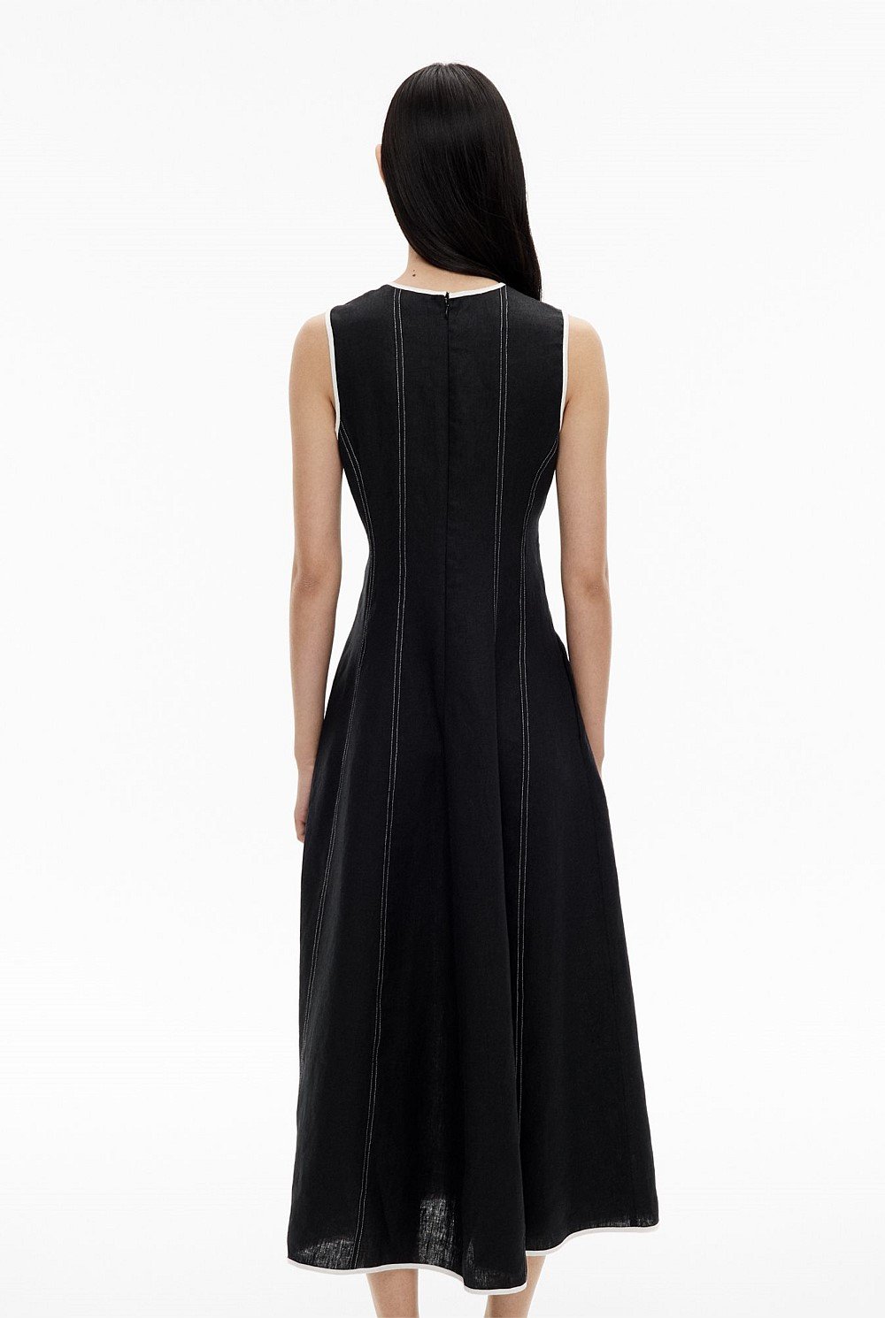 Linen Seam Dress
