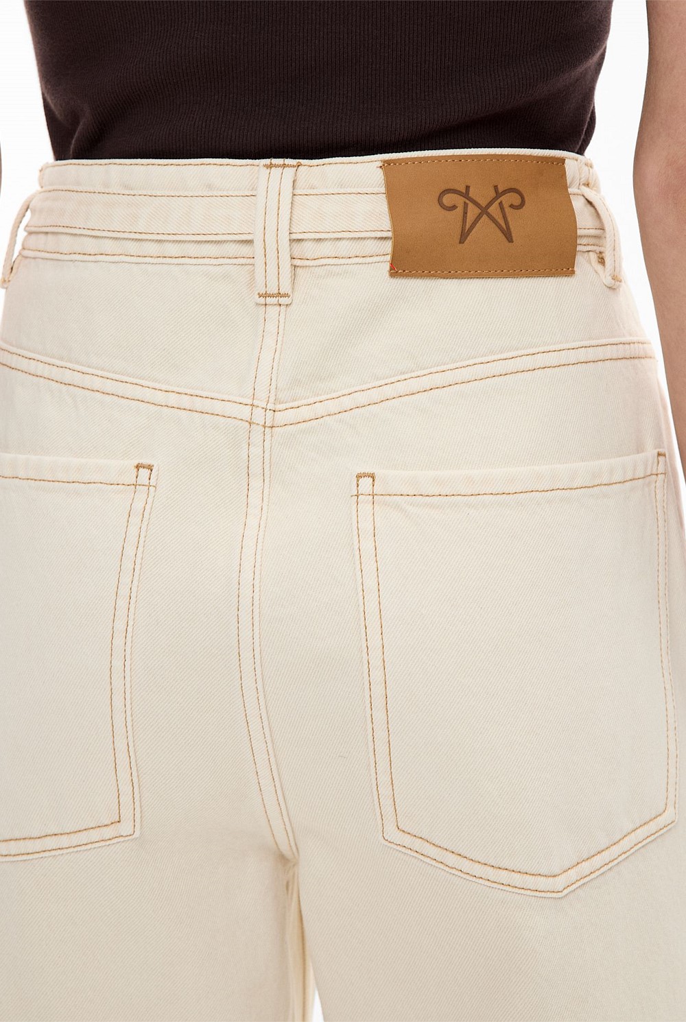 Belt Detail Jeans
