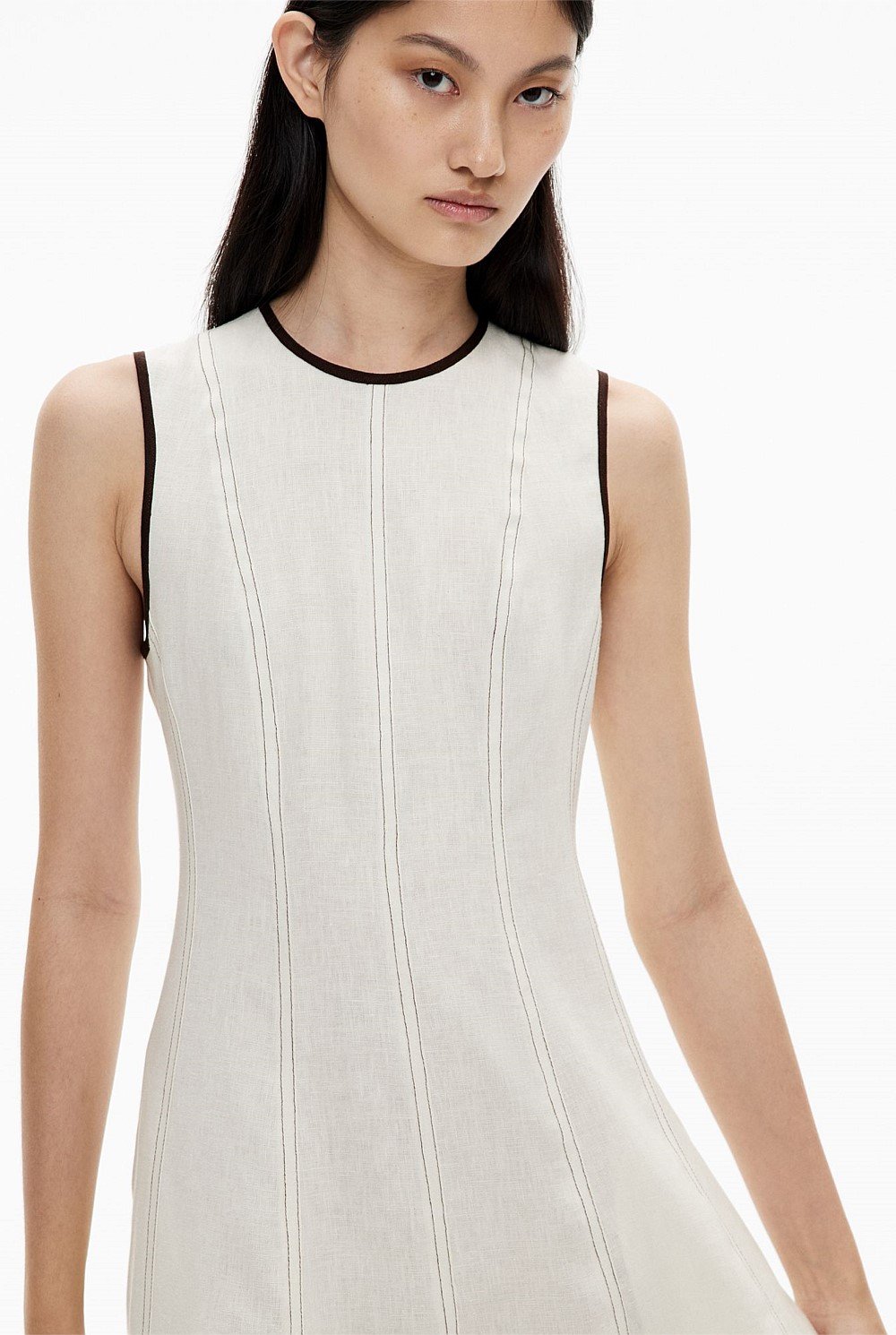 Linen Seam Dress