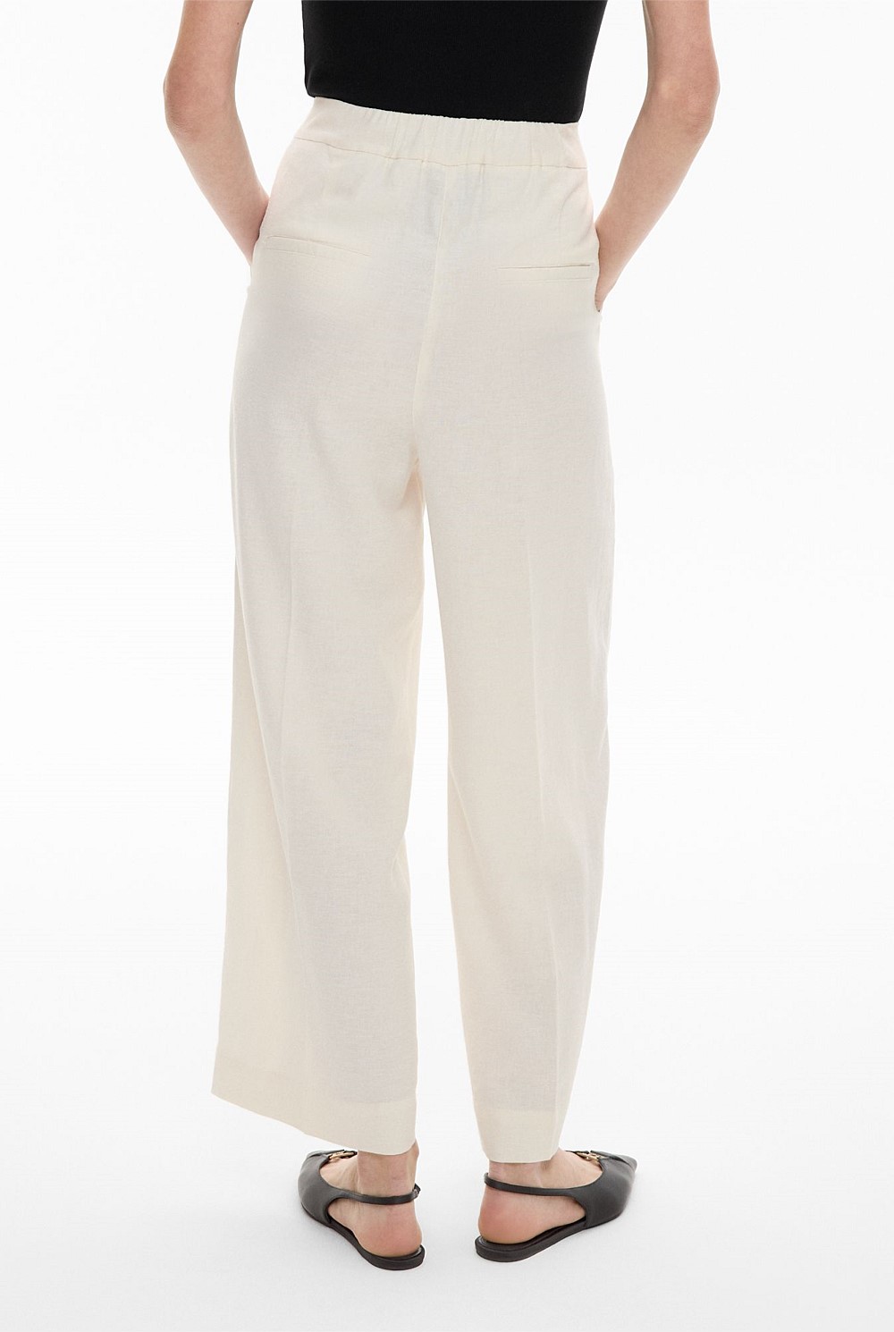 Linen Crop Pants