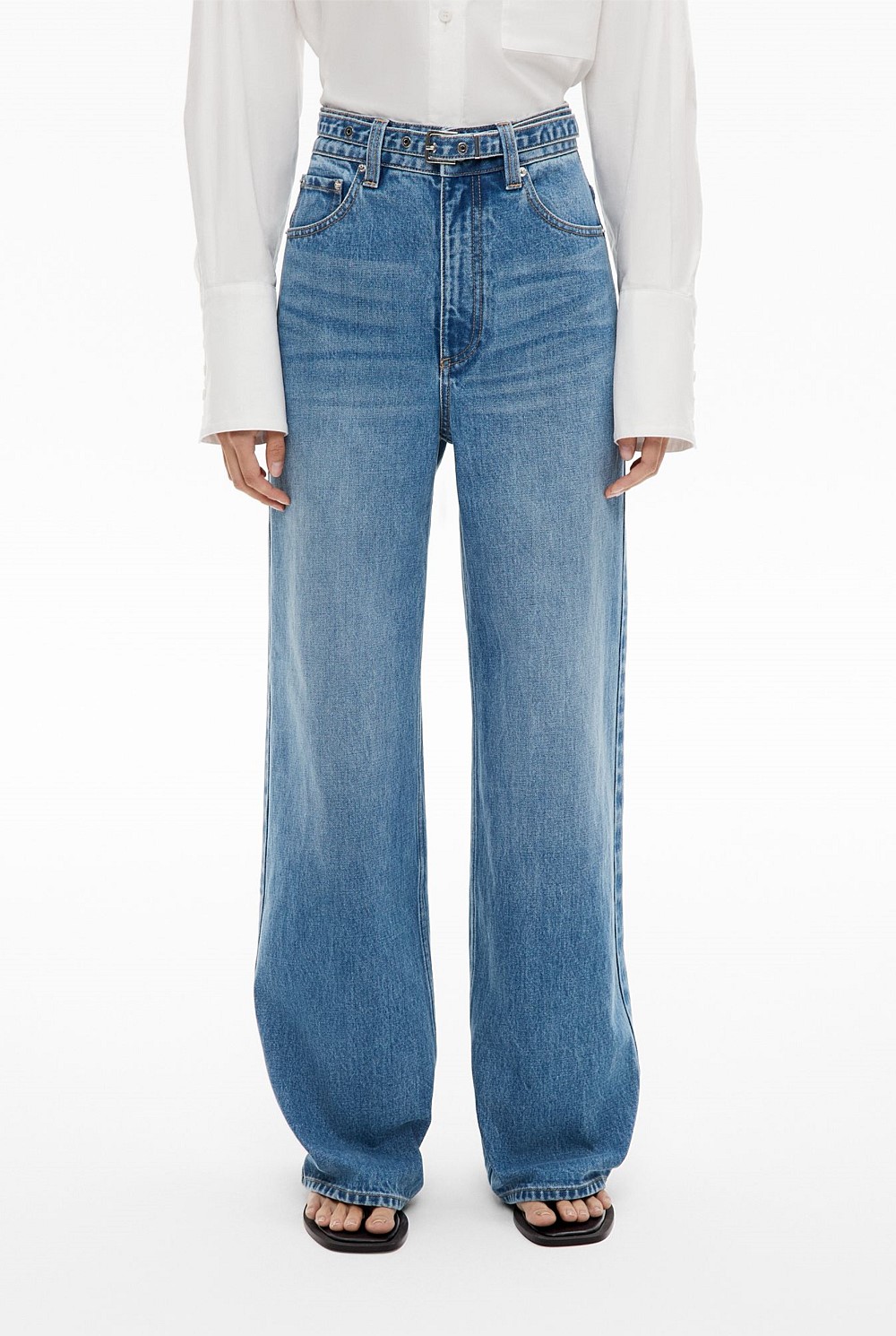 Belt Detail Jeans