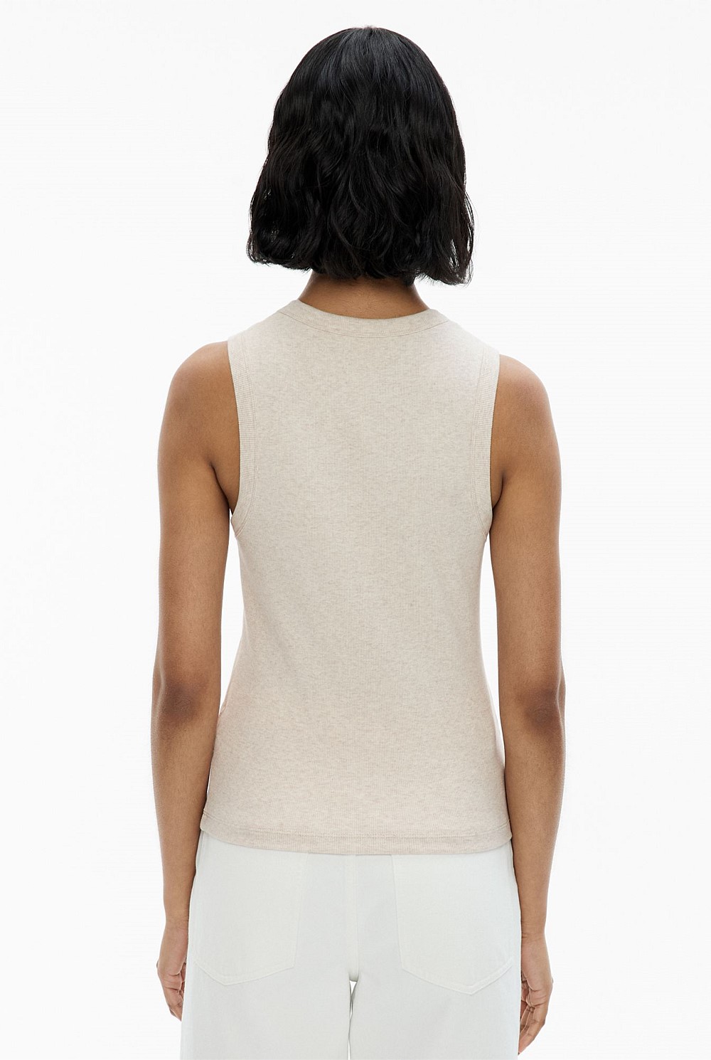 Crew Rib Tank Top