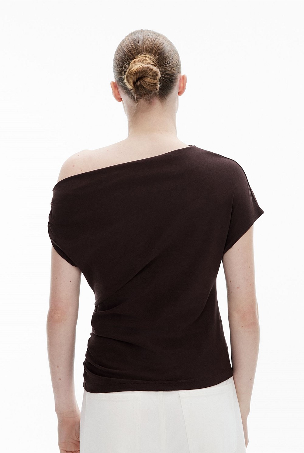 Asymmetric Drape T-Shirt