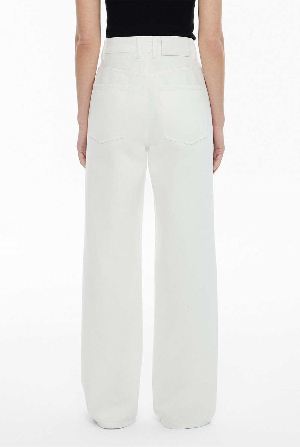 Button Detail Jeans