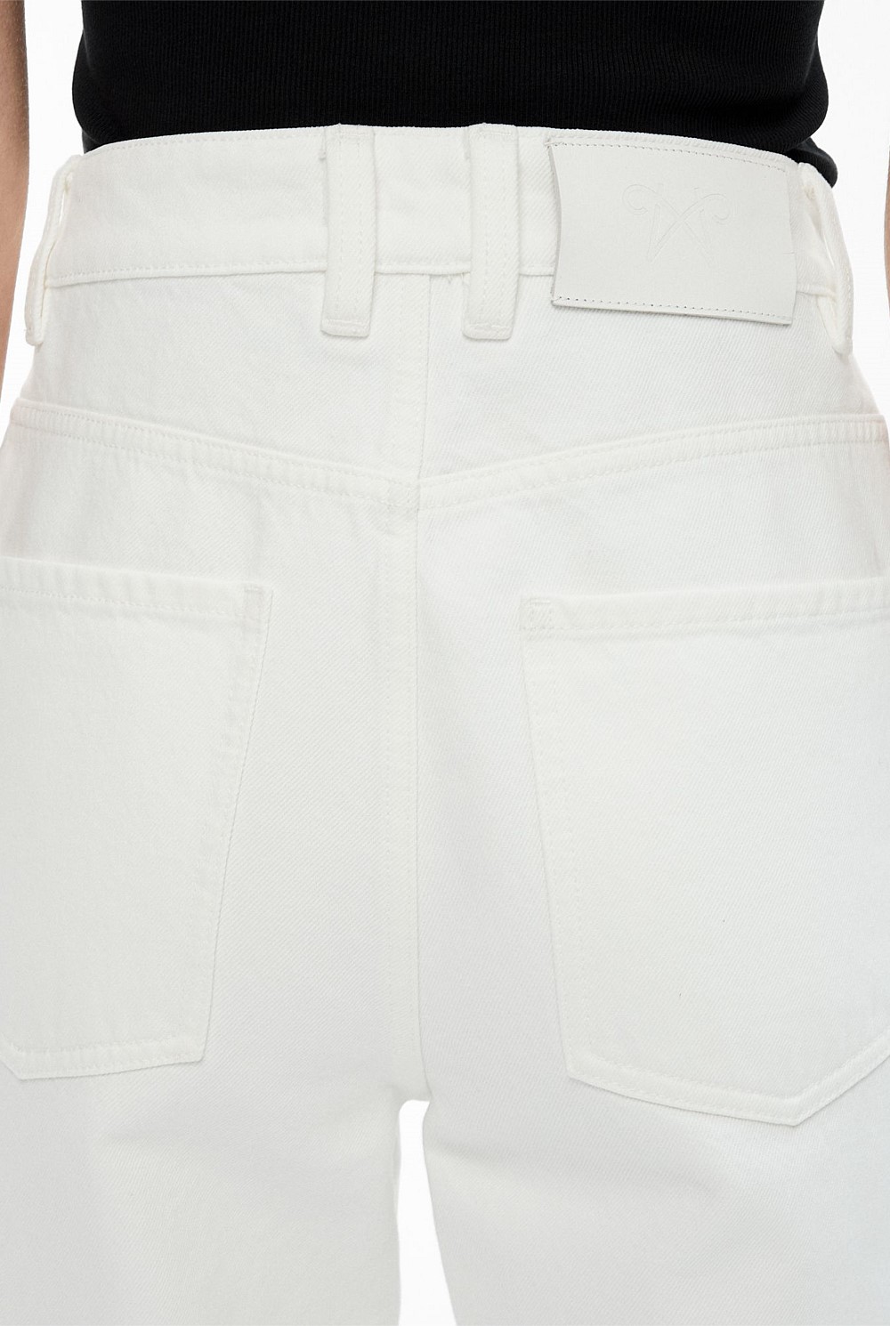 Button Detail Jeans