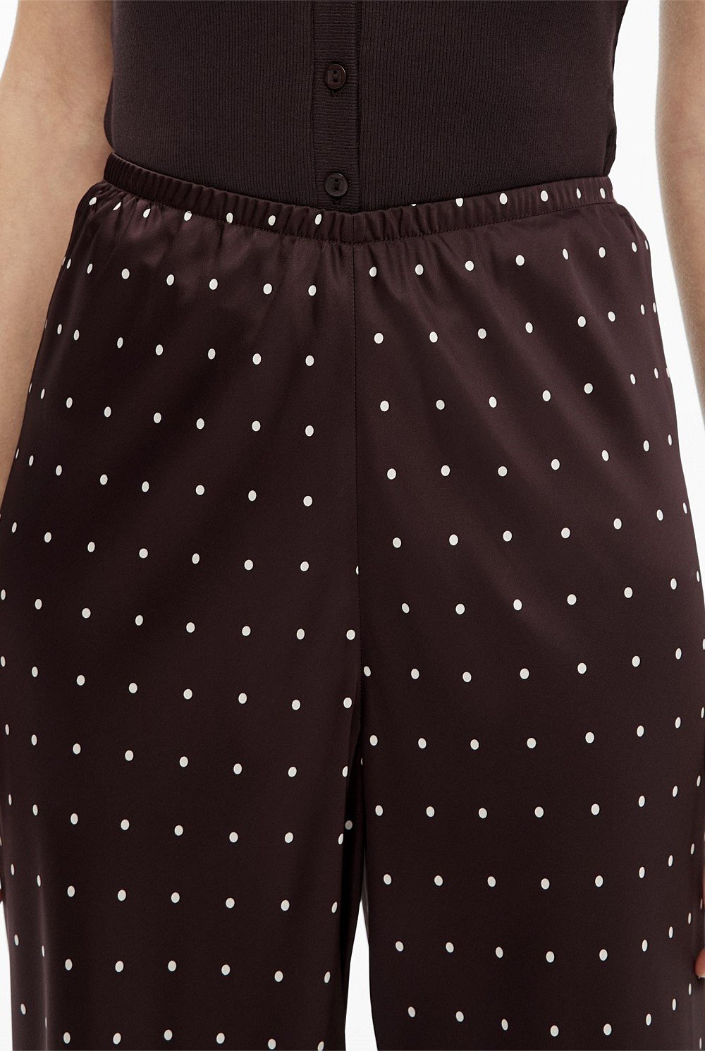 Bias Pull On Pants
