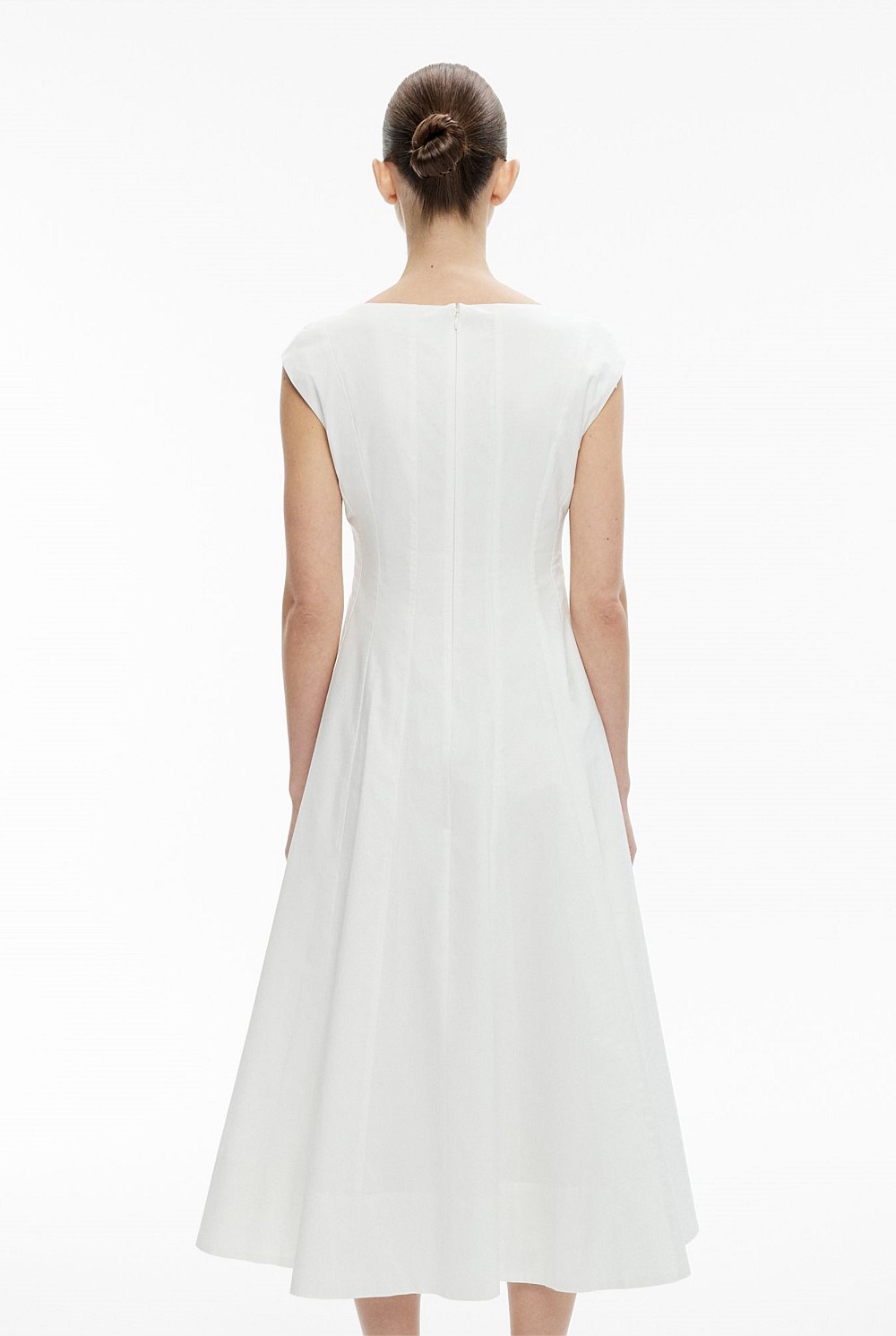 Cap Sleeve Panel Dress