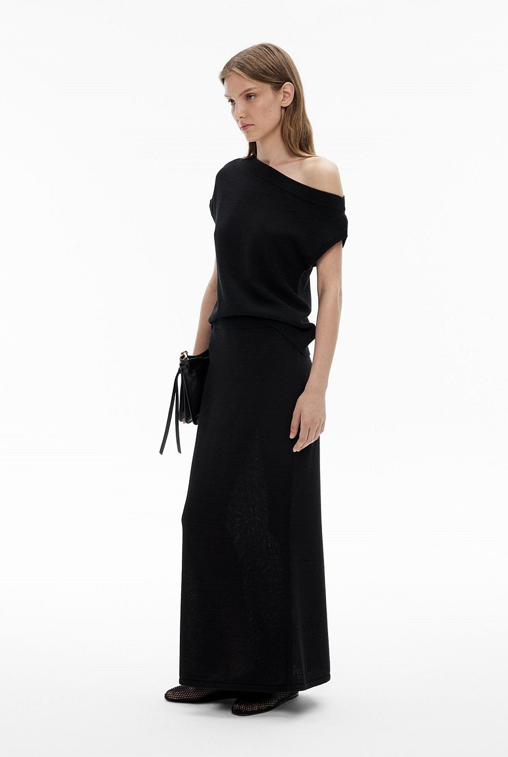 Off Shoulder Knit Top