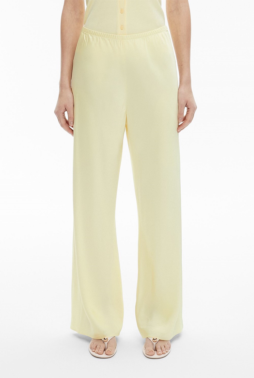 Bias Pull On Pants