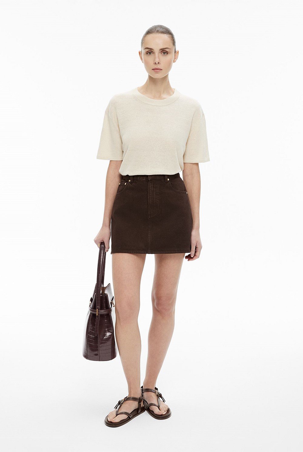 Linen Knit T-Shirt