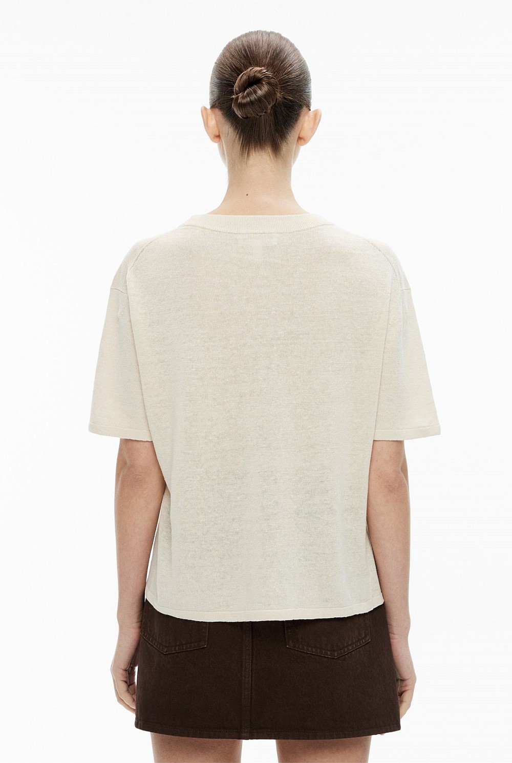 Linen Knit T-Shirt