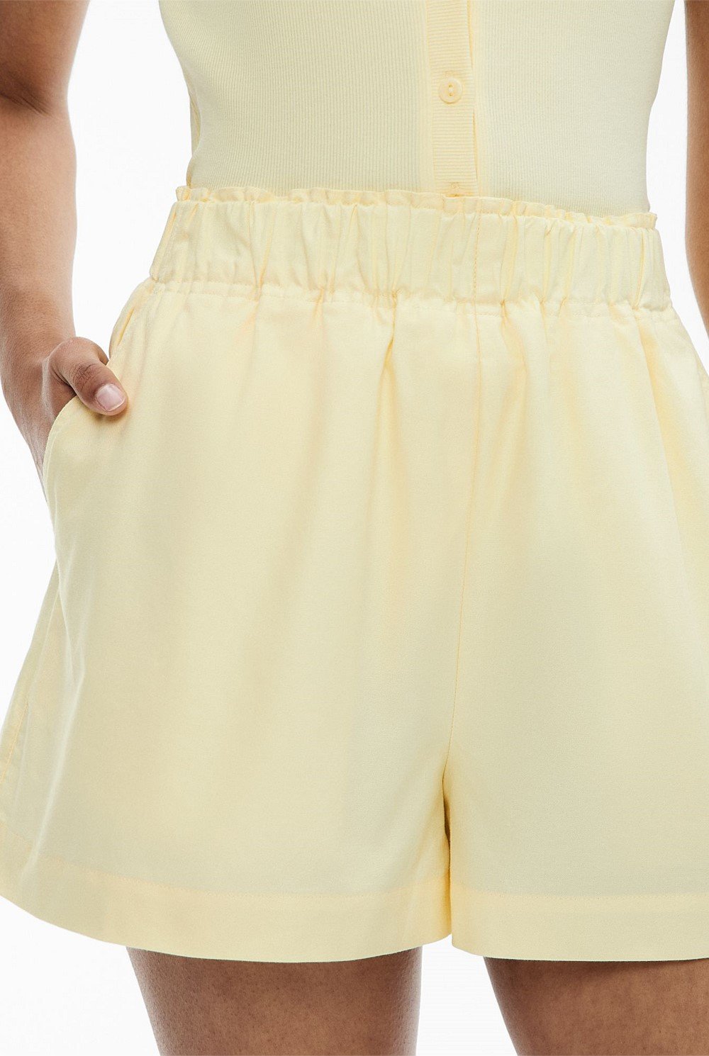 Cotton Oxford Shorts