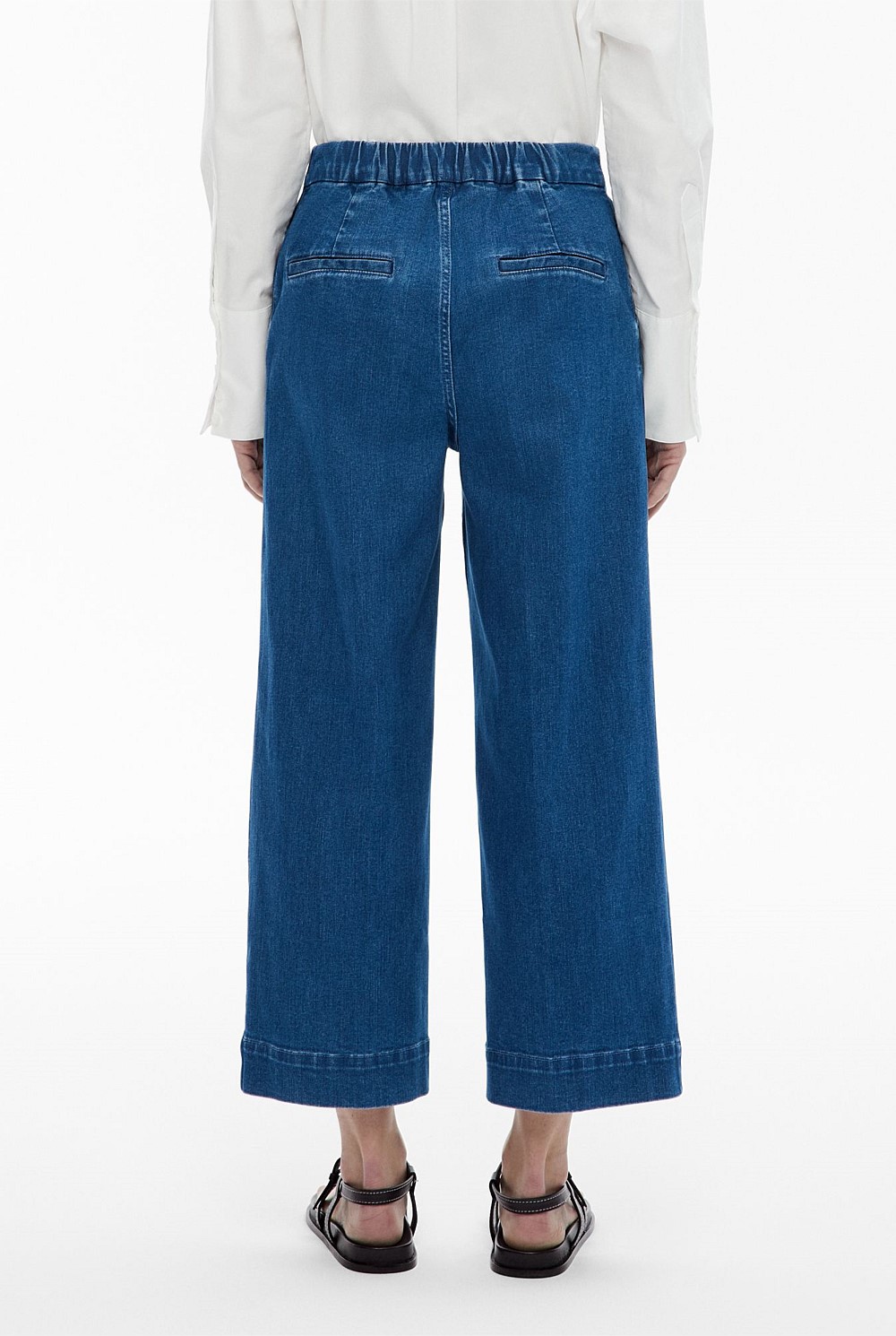 Denim Crop Pants