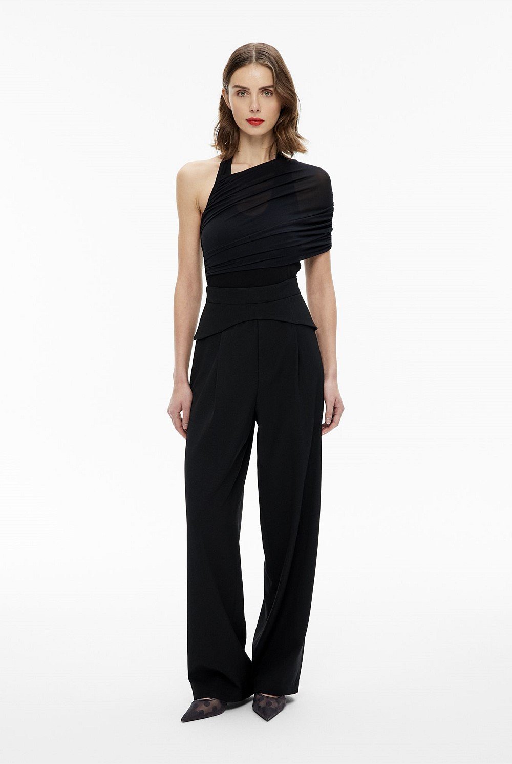 Draped Bodysuit