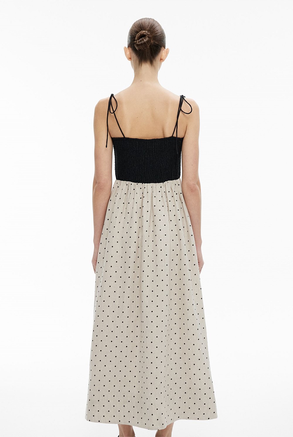 Shirred Maxi Dress