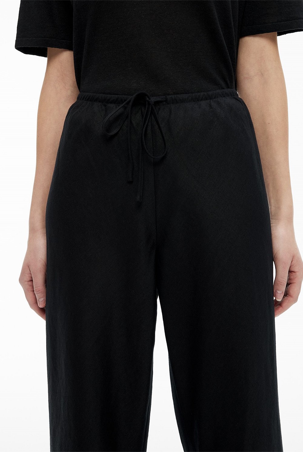 Bias Linen Pants