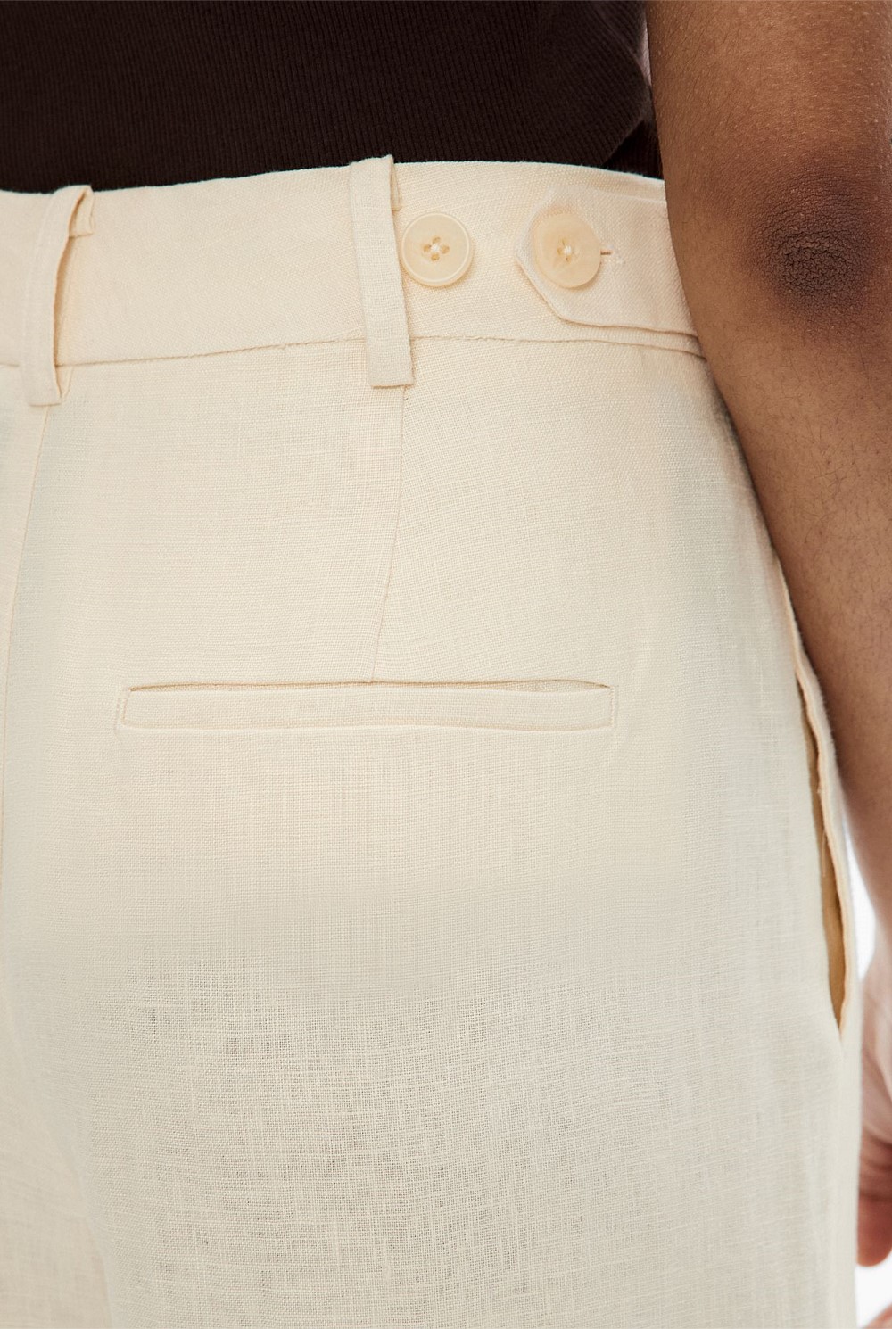 Slim Leg Stitch Pants