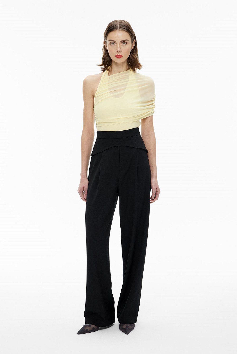 Draped Bodysuit