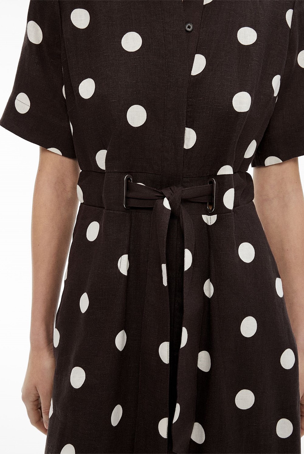 Spot Eyelet Dress