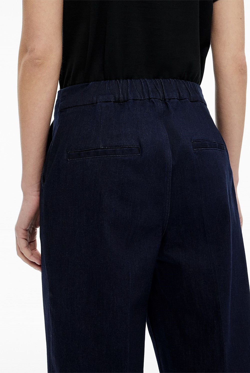 Denim Crop Pants