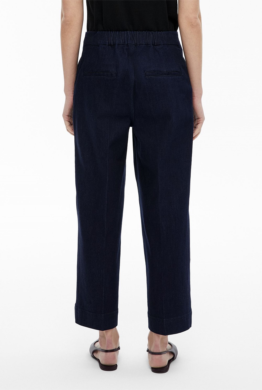 Denim Crop Pants